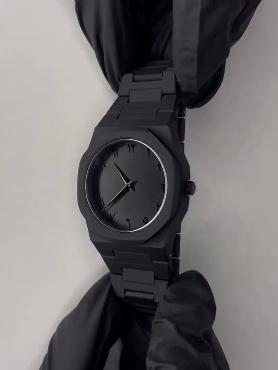Black Arabic Aura Watch For Men Stylish Aura Watch 100% Original Watch