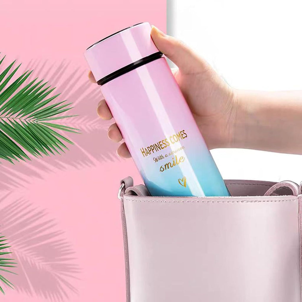 Smart Water Bottle Insulated Water Bottle Coffee Bottle Travel Coffee Mug Flasks for Hot and and Cold Drinks 16.9 oz/500ml