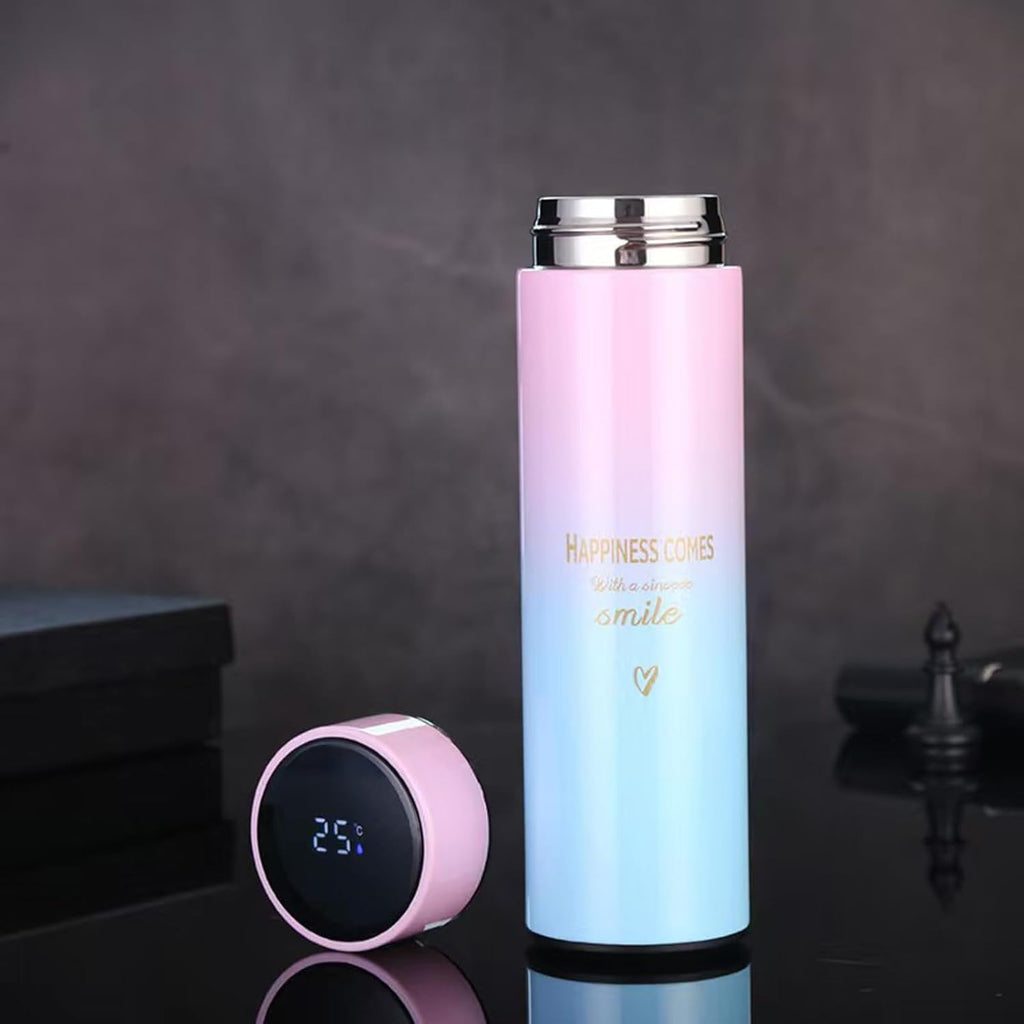 Smart Water Bottle Insulated Water Bottle Coffee Bottle Travel Coffee Mug Flasks for Hot and and Cold Drinks 16.9 oz/500ml