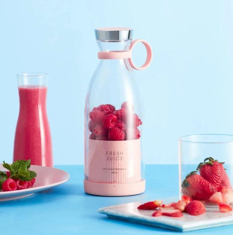 BlendJet Portable Blender for Smoothies & Shakes - 16oz BlendJet 2 Cordless Personal & Small Blender, USB-C Rechargeable & Self Cleaning - Quiet Mini Travel Blender with Stainless Steel Blade (Mint)
